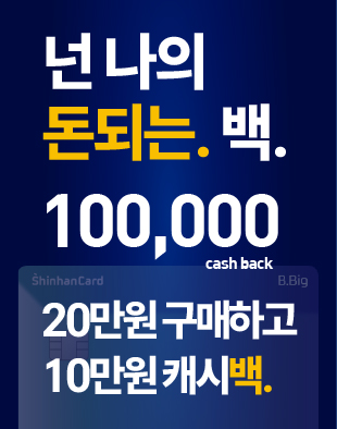 12월, 신한카드 넌 나의 돈되는 백!